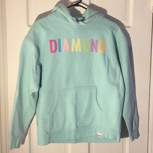 Diamond supply hoodie colour pop M